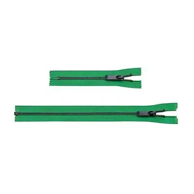 Green Metal Zipper
